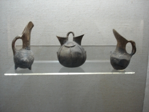 Thin walled black pottery 2,750-2,500 BC - source Antalya Museum
